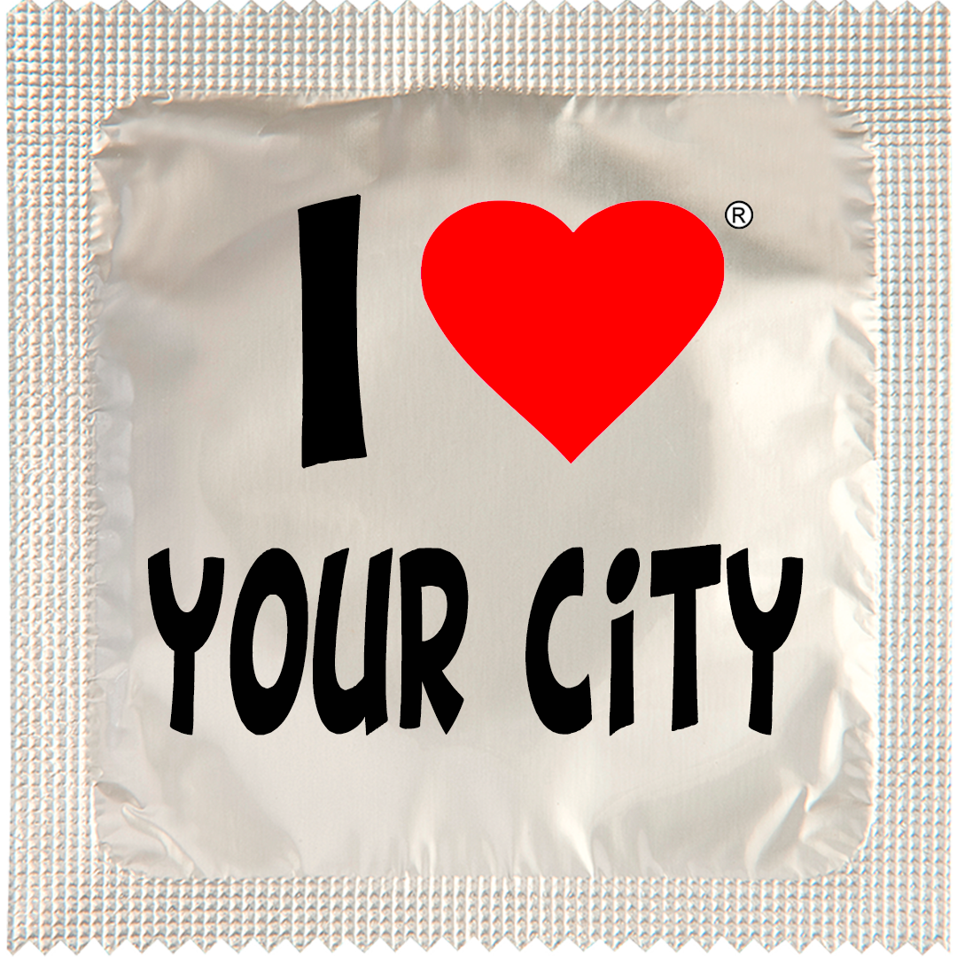 CUSTO:  I LOVE "YOUR CITY" SILVER