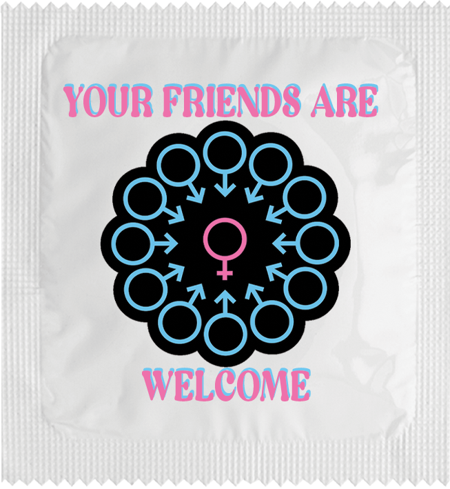 Your Friends are Welcome (woman)