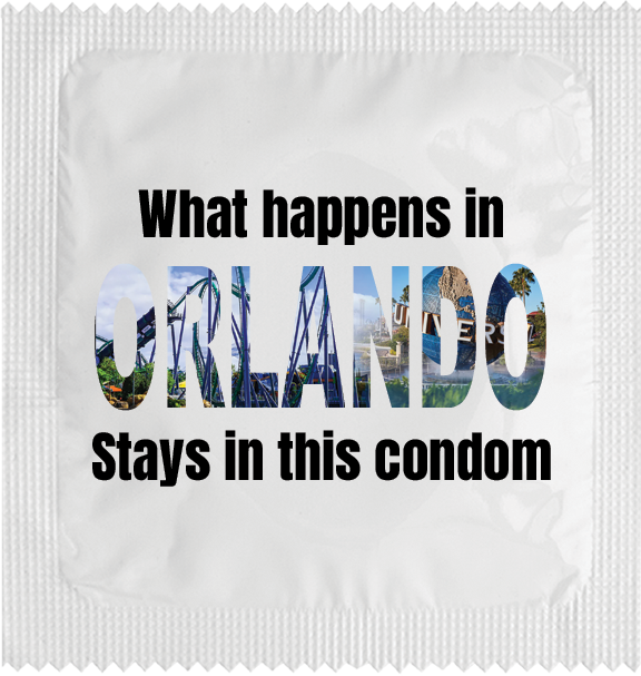 What happens in Orlando Stays in this condom