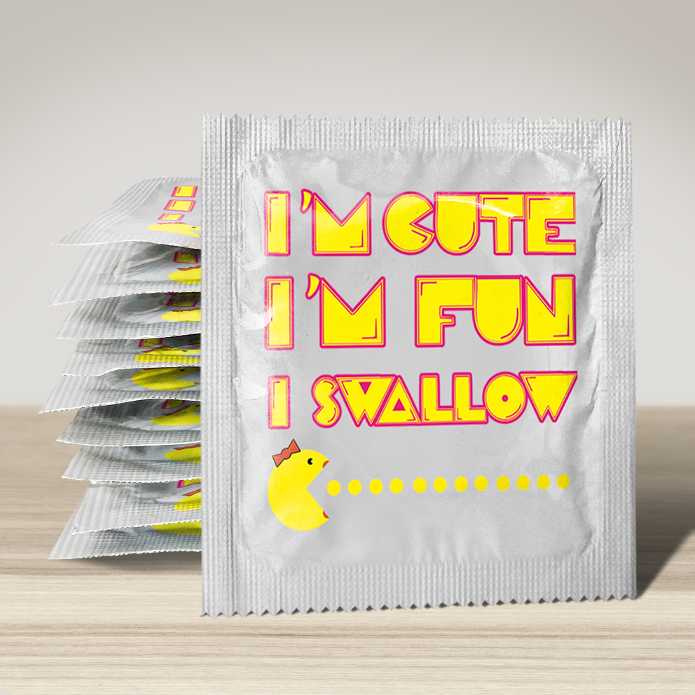 Image of funny condom "I'M Cute", 10 units