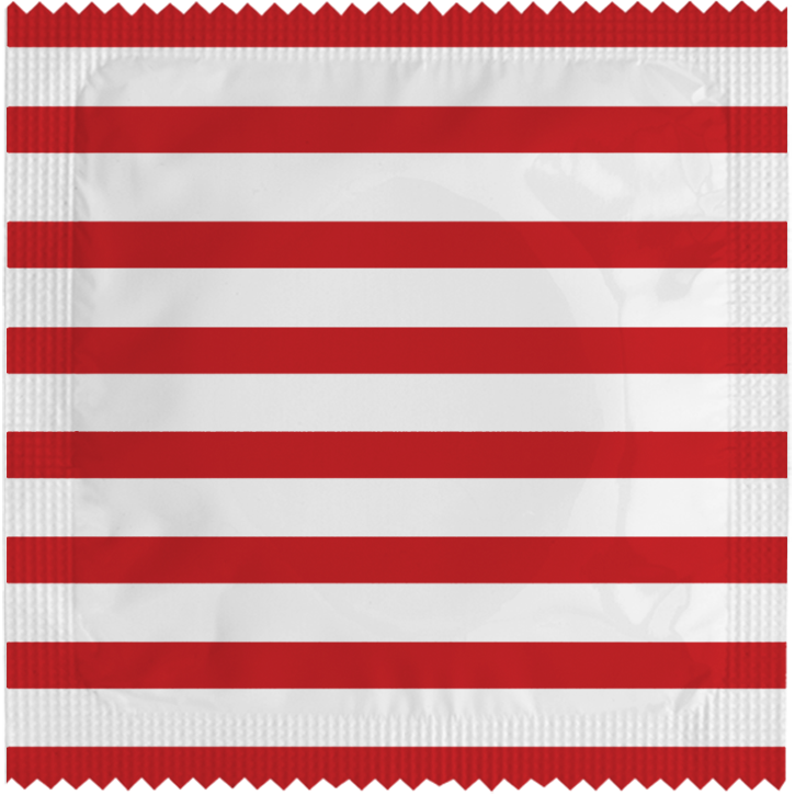 Image of funny condom "Mariniere Rouge"