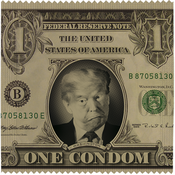 Image of funny condom "One Condom"