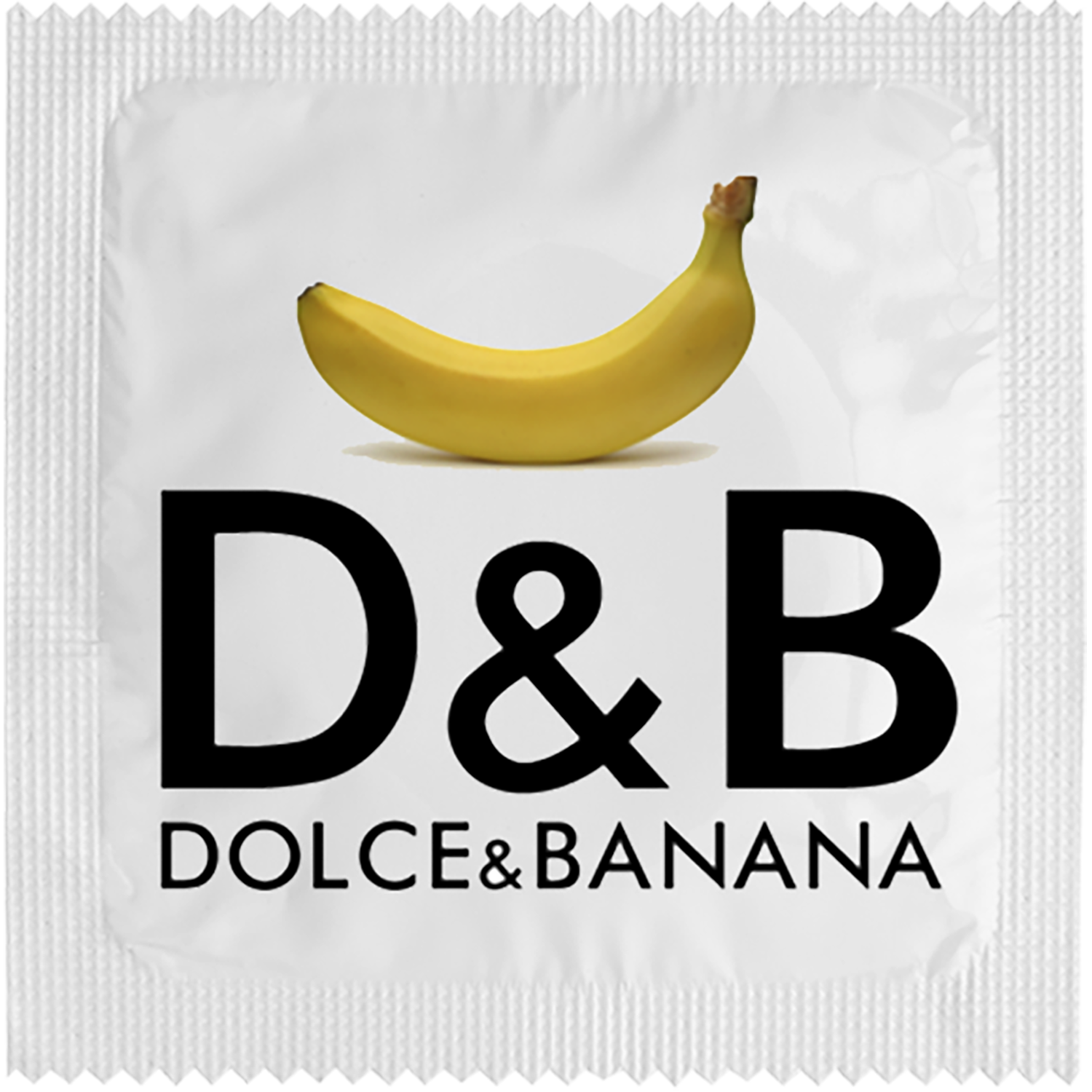 Image of funny condom "Dolce & Banana"