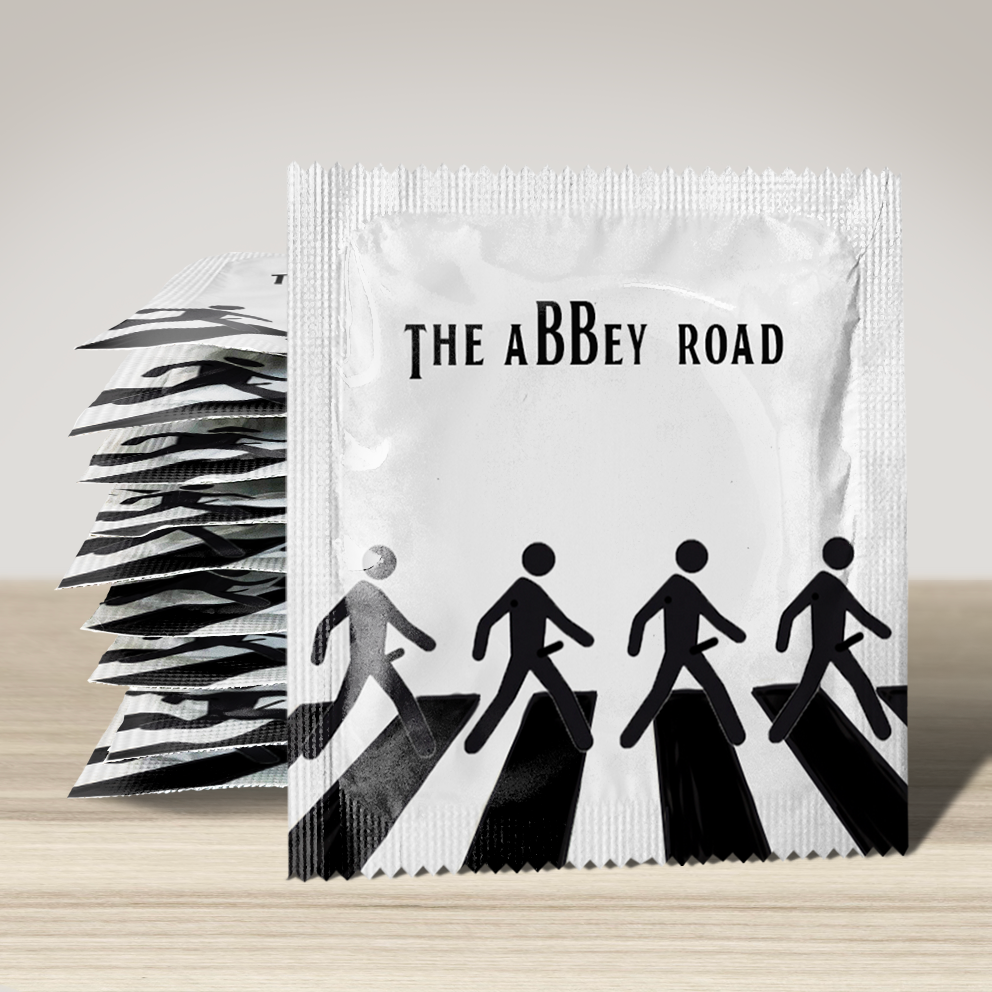 Image of funny condom "Abbey Road", 10 units