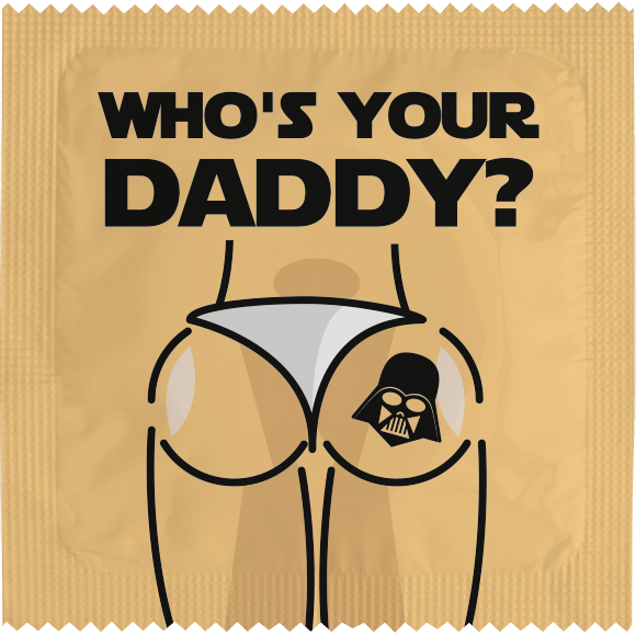Image of funny condom "Who'S Your Daddy ?"