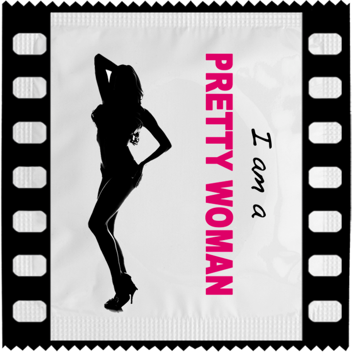 Image of funny condom "Pretty Woman"
