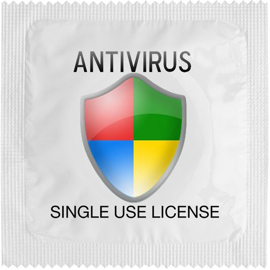 Image of funny condom "Antivirus"