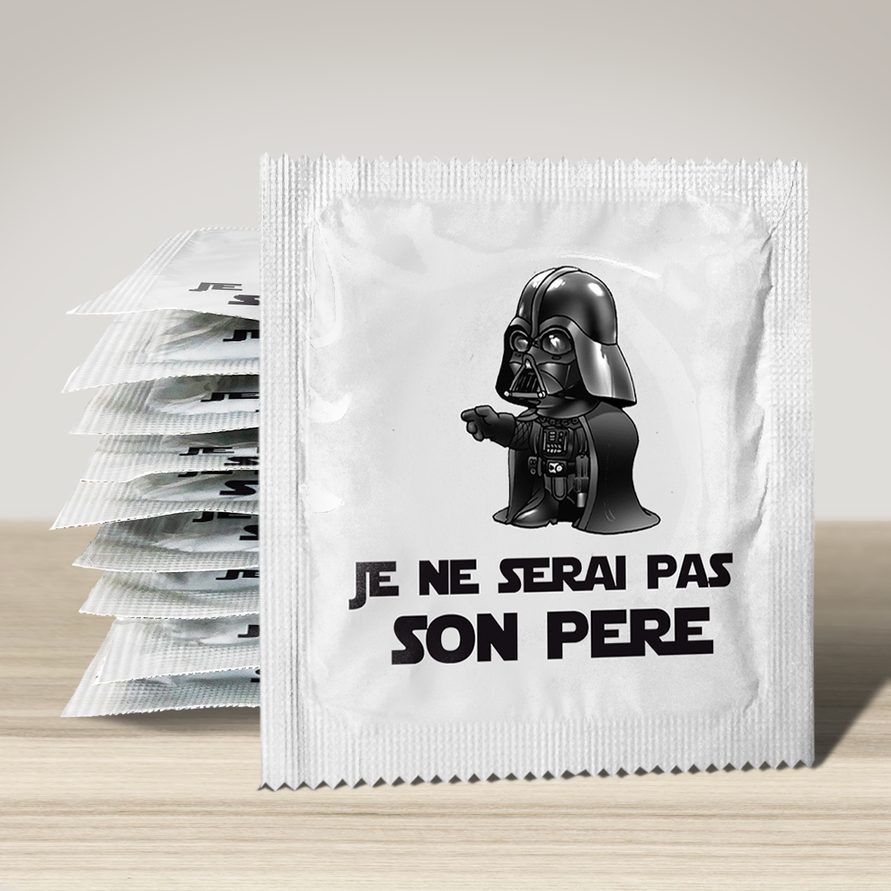 Image of funny condom "Dark Capote", 10 units