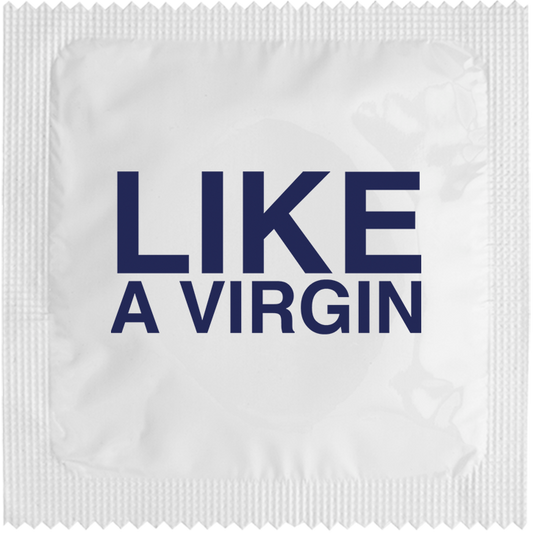 Image of funny condom "Like A Virgin"
