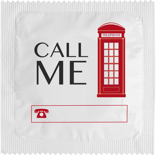 Image of funny condom "Call Me Number"