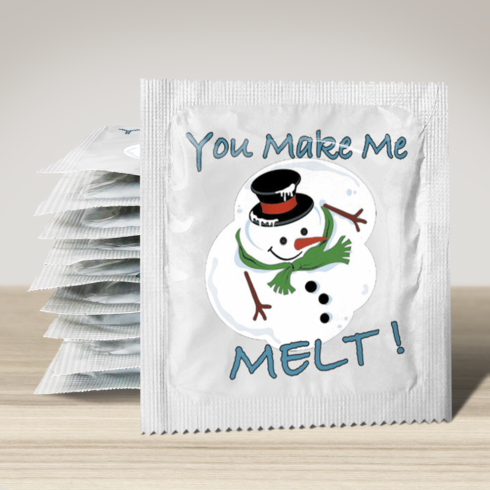 Image of funny condom "You make me melt", 10 units