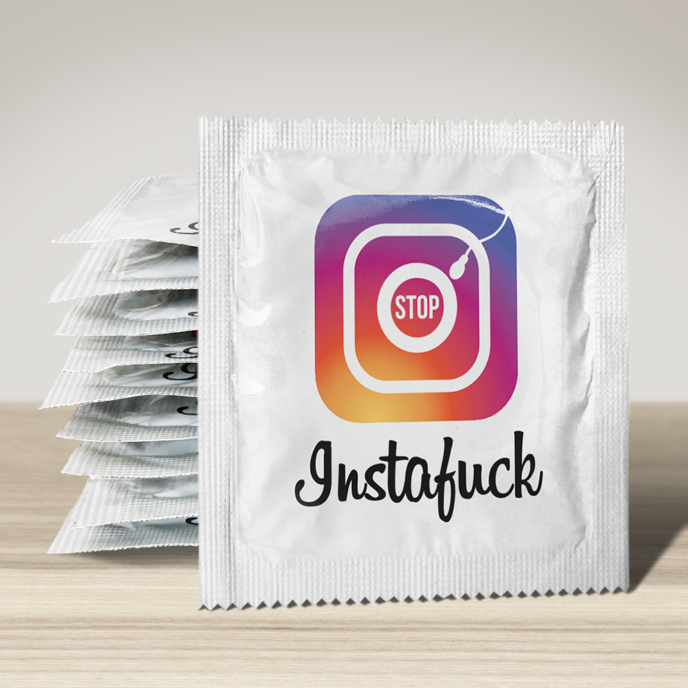 Image of funny condom "Instafuck", 10 units