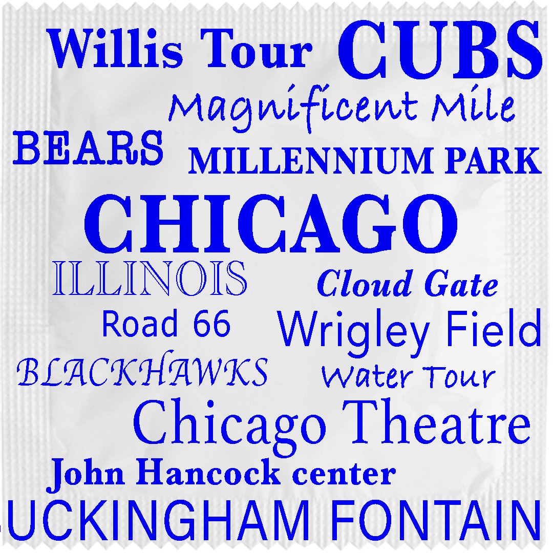Image of funny condom "Chicago City"