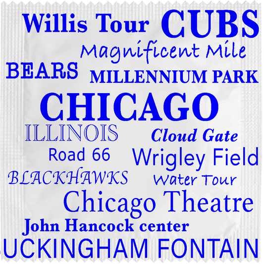 Image of funny condom "Chicago City"