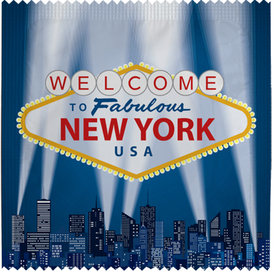 Image of funny condom "Fabulous New York"
