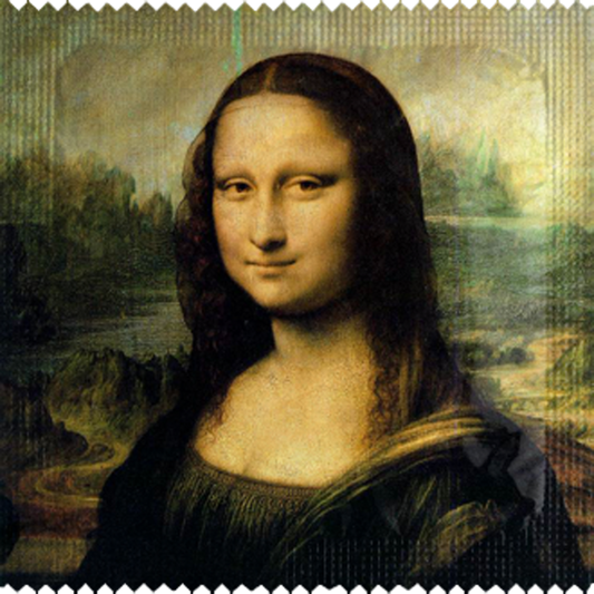 Image of funny condom "Joconde"