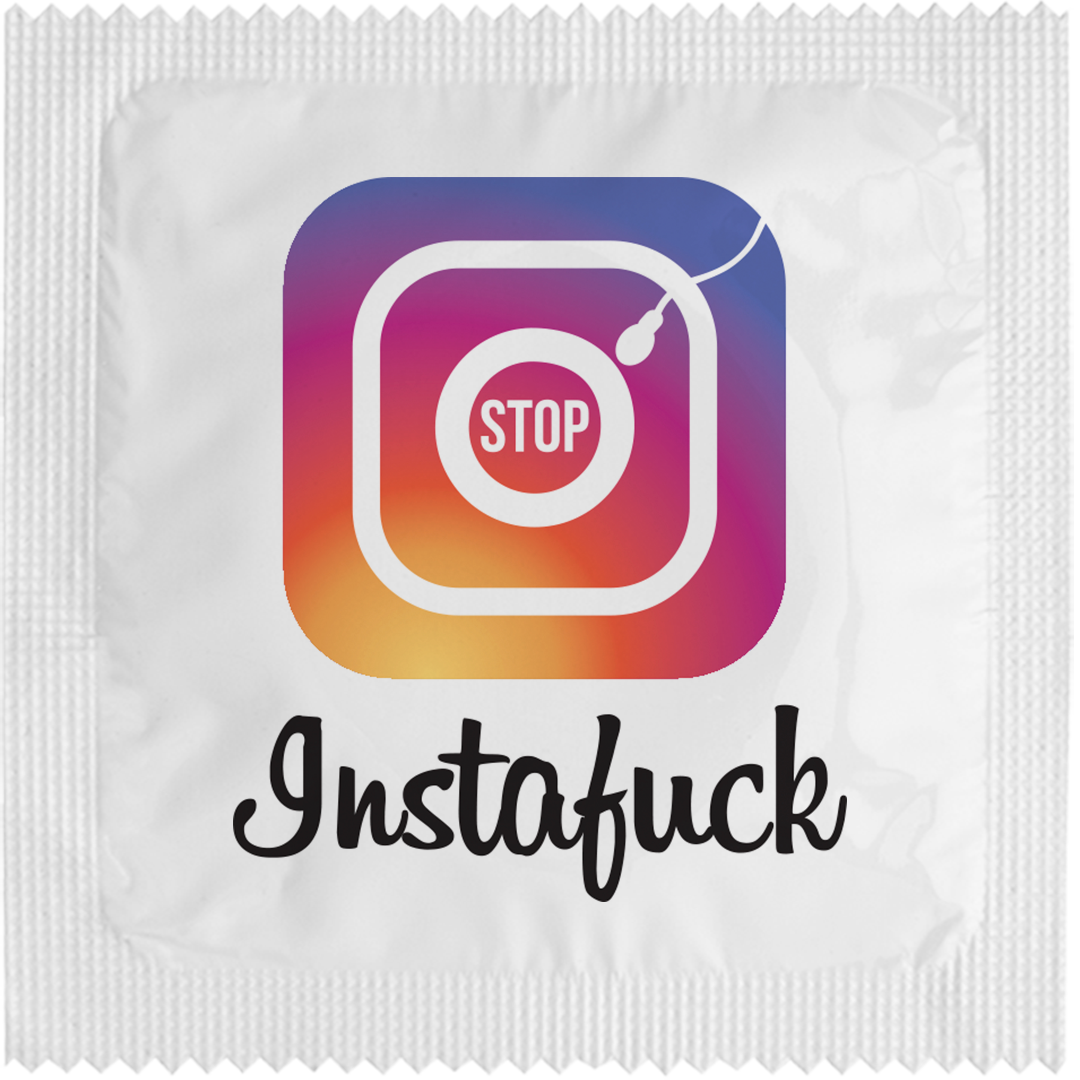 Image of funny condom "Instafuck"