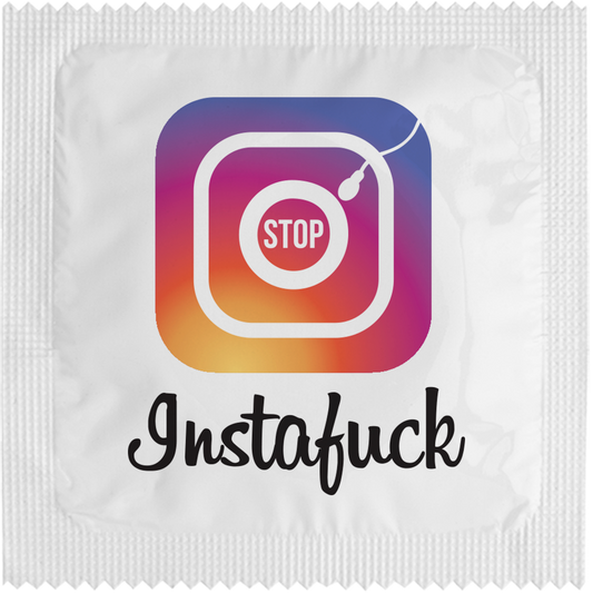 Image of funny condom "Instafuck"
