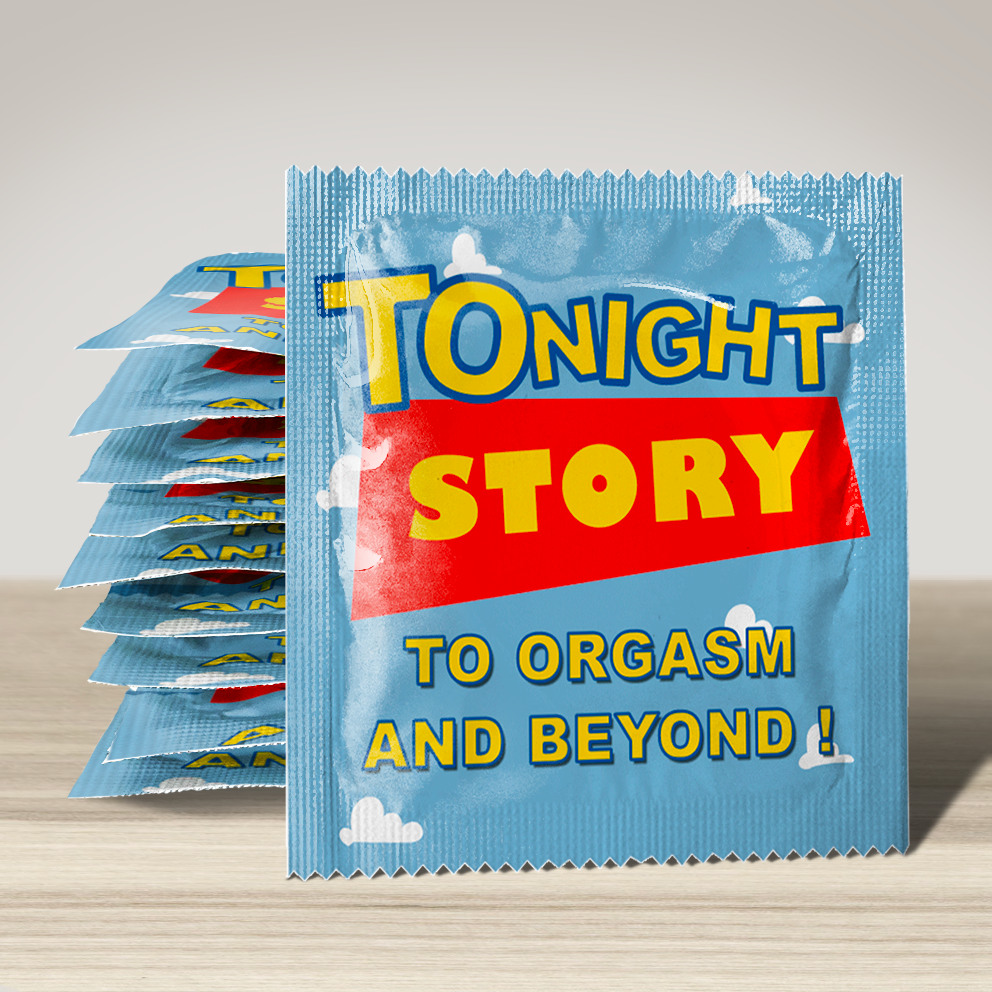 Image of funny condom "Tonight Story", 10 units