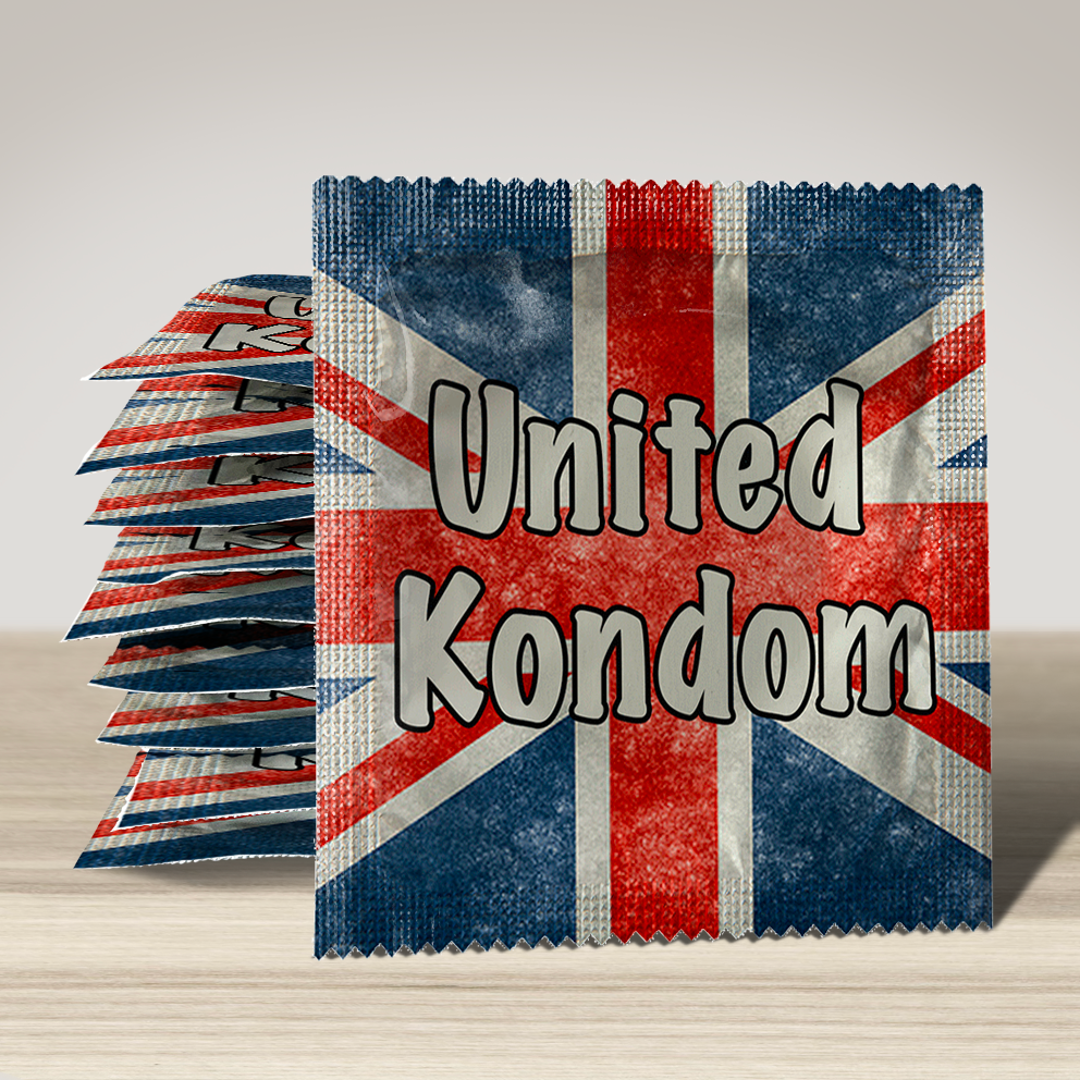 Image of funny condom "United Kondom", 10 units