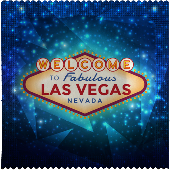 Image of funny condom "Fabulous Las Vegas"