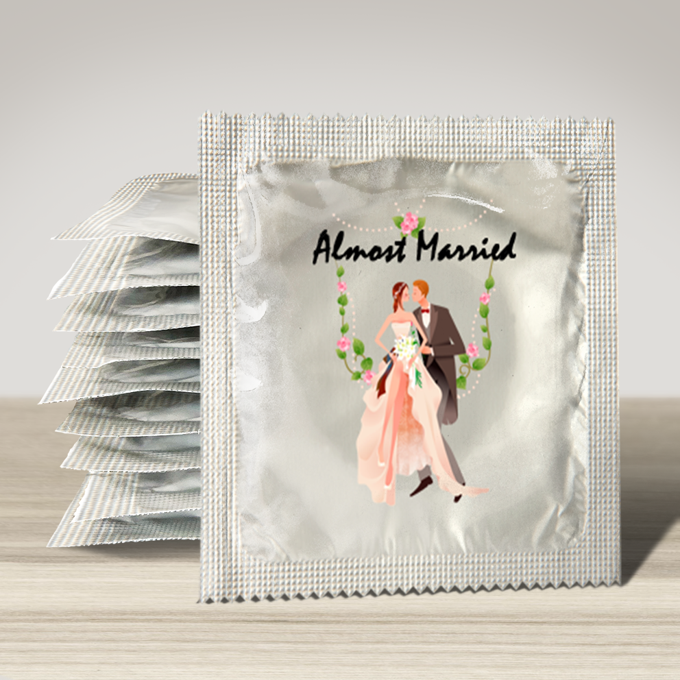 Image of funny condom "Almost Married", 10 units