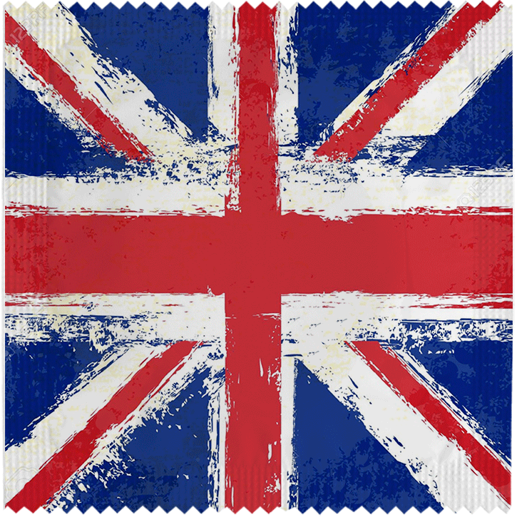 Image of funny condom "Union Jack"