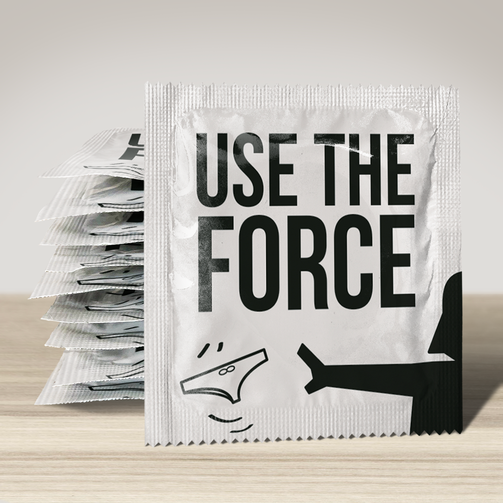 Image of funny condom "Use The Force", 10 units