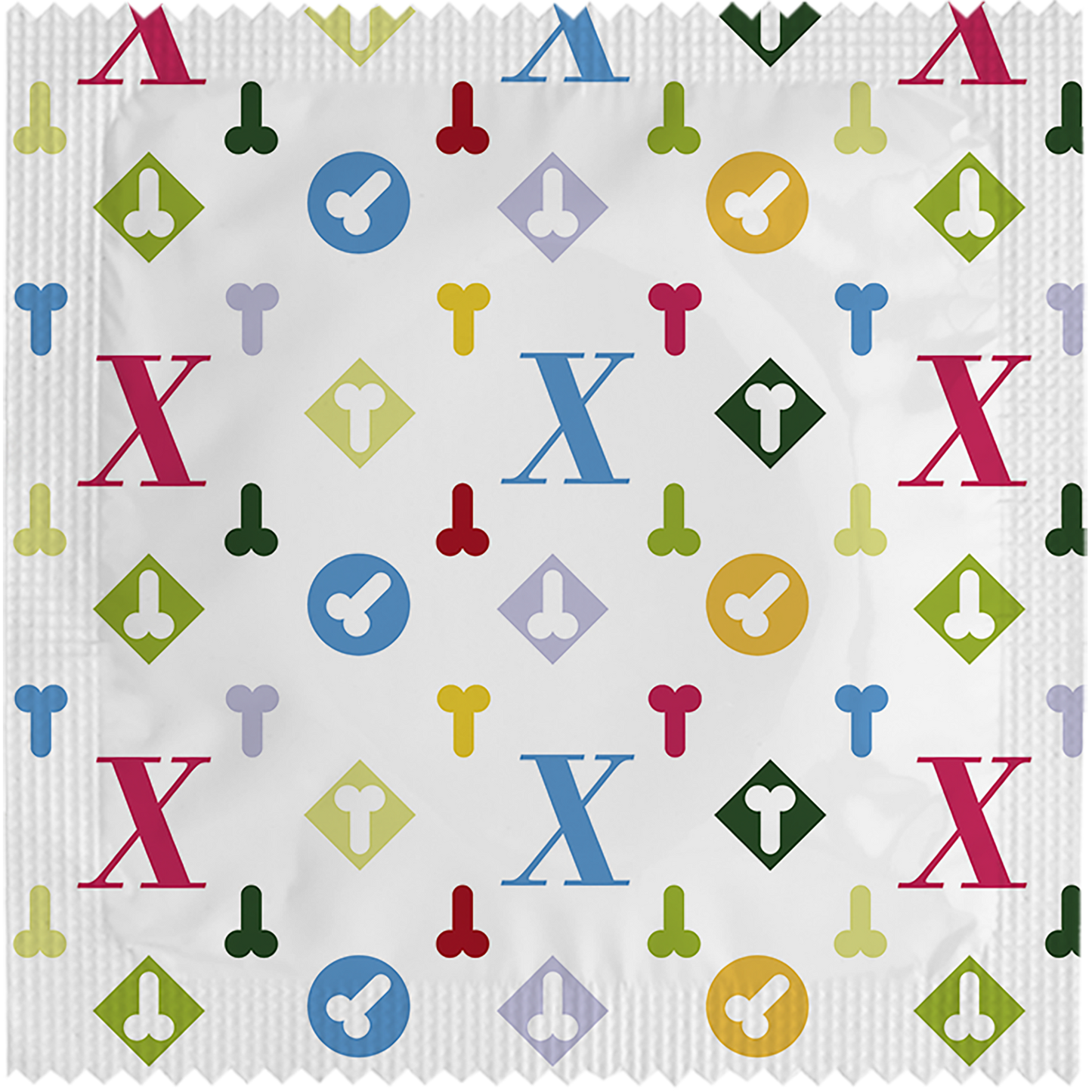 Image of funny condom "Callvin X Couleur"