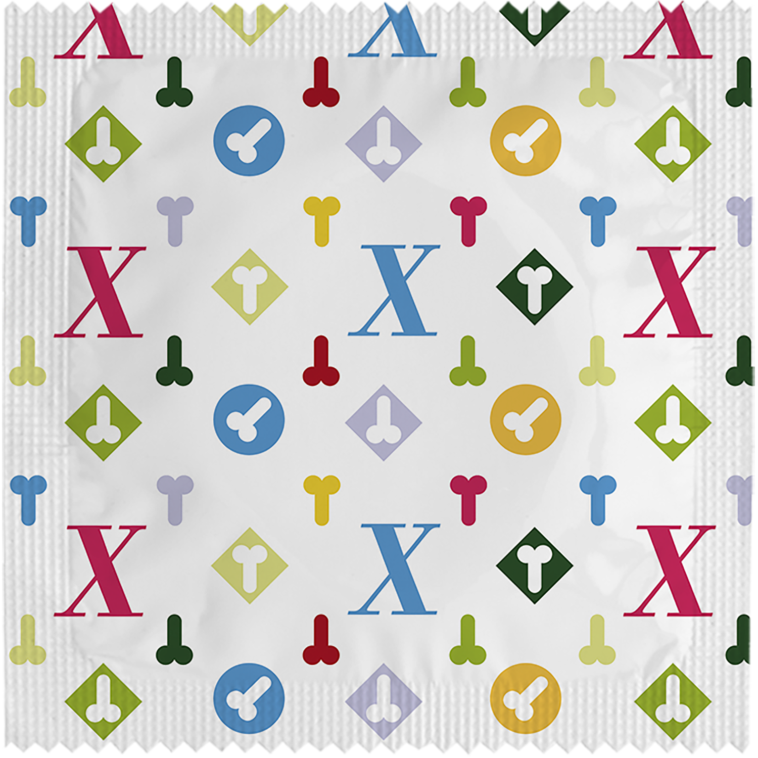 Image of funny condom "Callvin X Couleur"