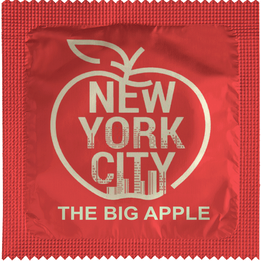 Image of funny condom "Big Apple"