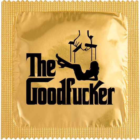 Image of funny condom "Good Fucker"