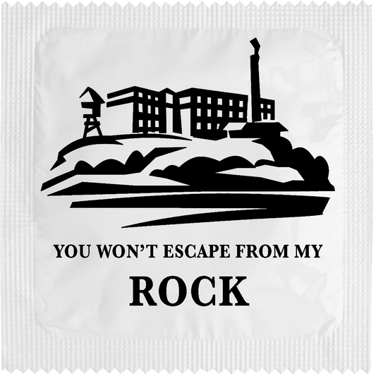Image of funny condom "Alcatraz"