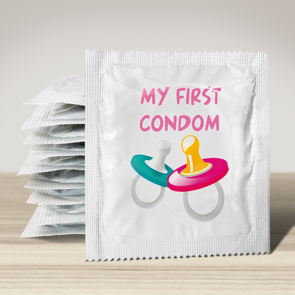 Image of funny condom "My First Condom", 10 units