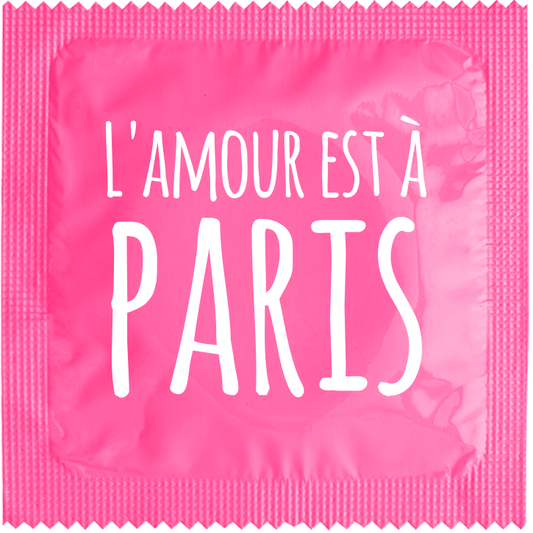 Image of funny condom "L'Amour à Paris"