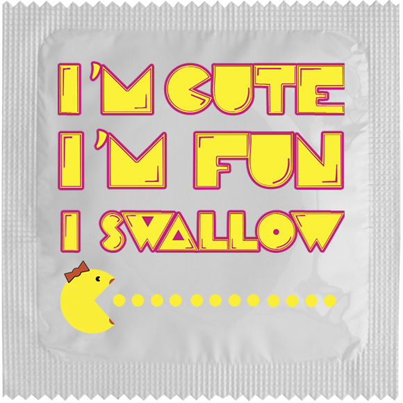 Image of funny condom "I'M Cute"