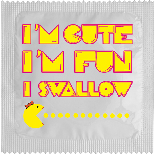Image of funny condom "I'M Cute"
