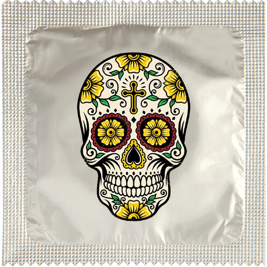 Image of funny condom "Skull 2"