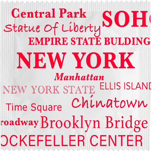 Image of funny condom "New York City"
