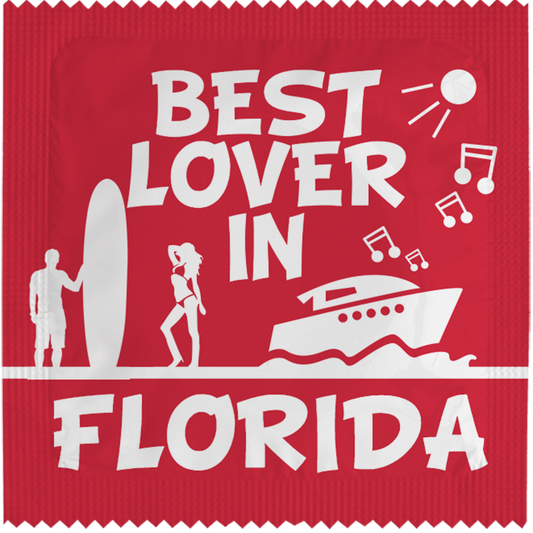 Image of funny condom "Best Lover In Florida"