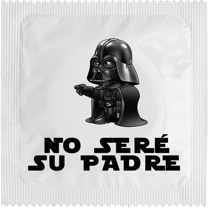 Image of funny condom "No Sere Su Padre"