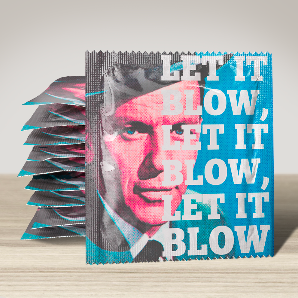 Image of funny condom "Let It Blow", 10 units