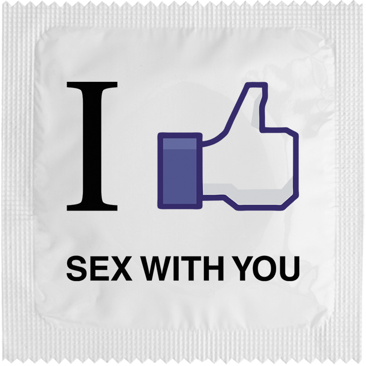 Image of funny condom "I Like Sex With You"