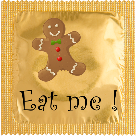 Image of funny condom "Eat me !"