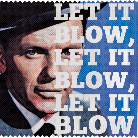 Image of funny condom "Let It Blow"