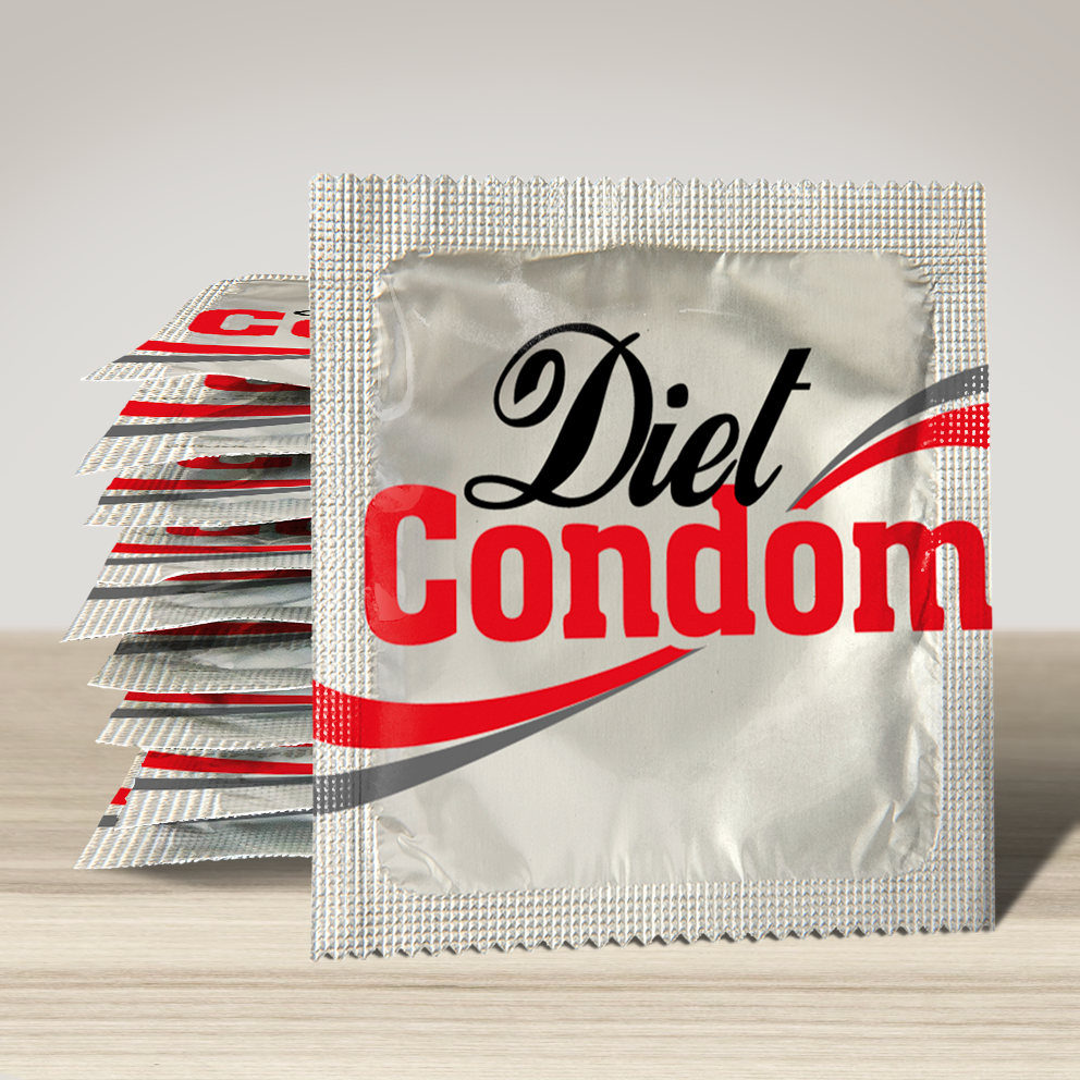 Image of funny condom "Diet Condom", 10 units