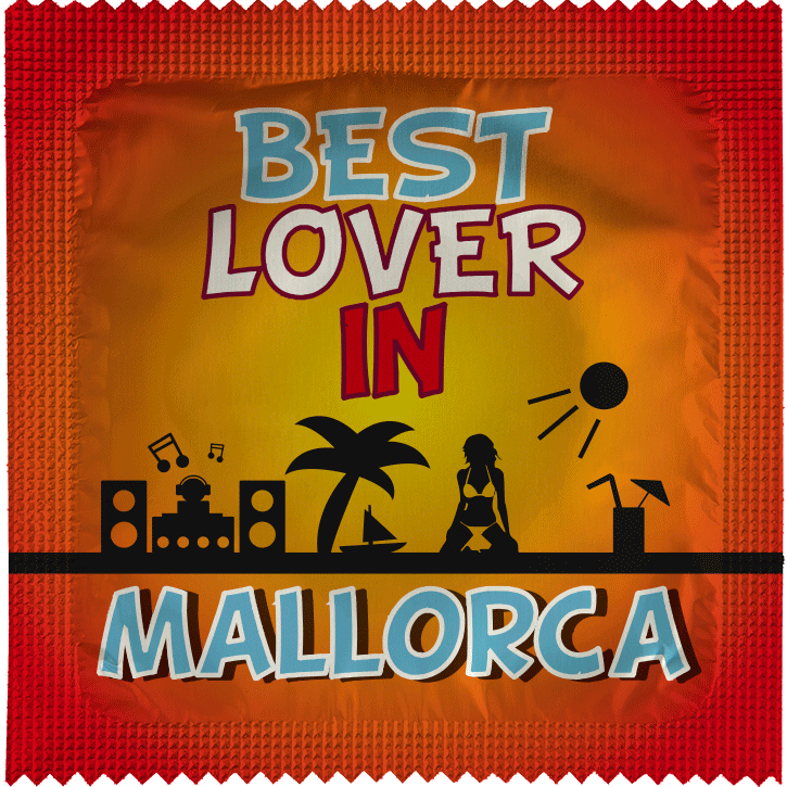 Image of funny condom "Best Lover In Mallorca"