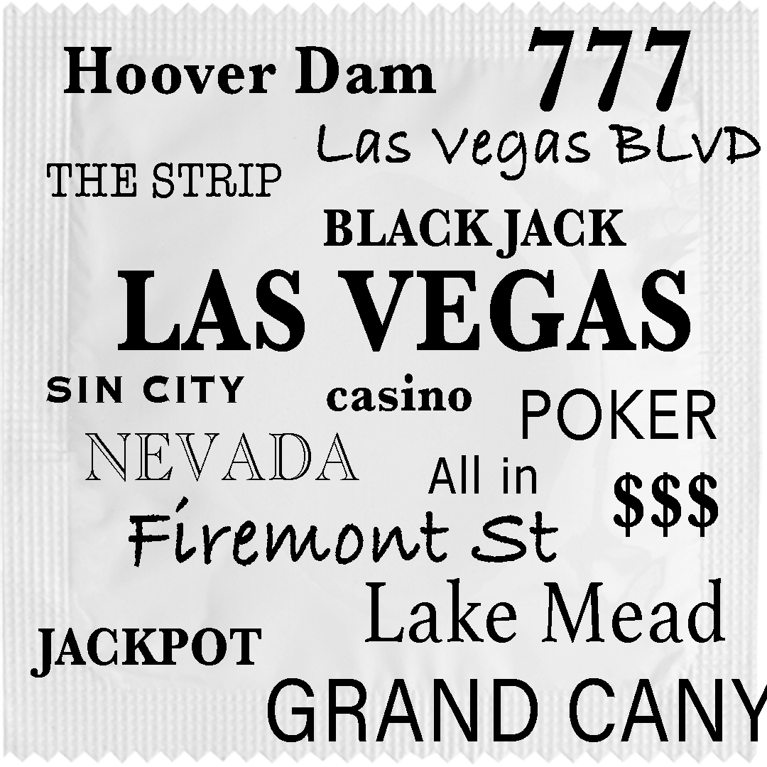 Image of funny condom "Las Vegas City"