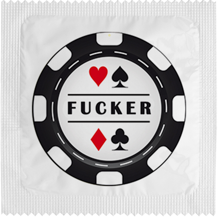 Image of funny condom "Poker Chip"
