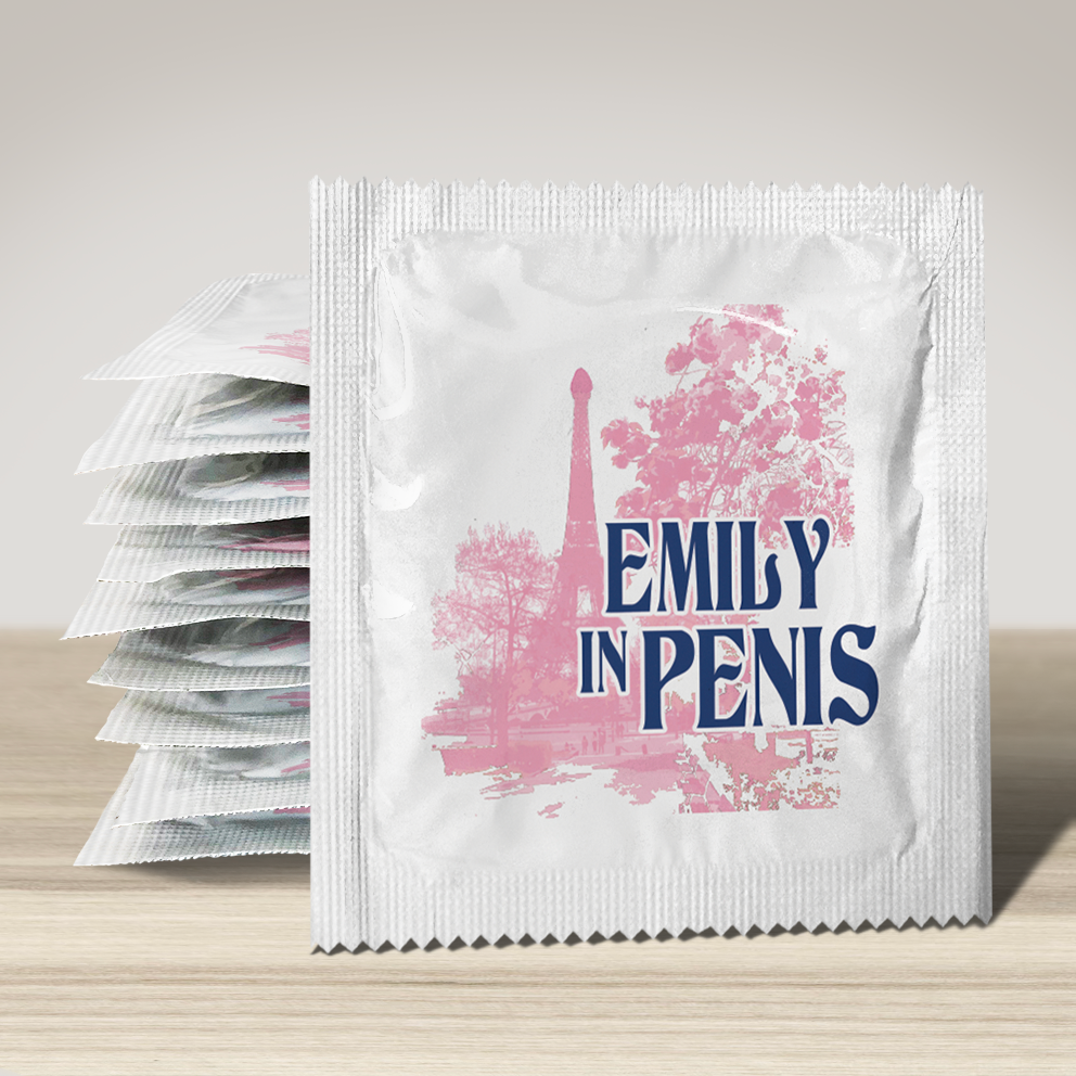 Image of funny condom "Emily in paris", 10 units